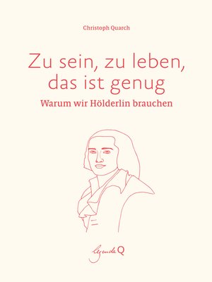 cover image of Zu sein, zu leben, das ist genug